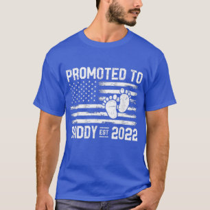 Camiseta Promovido Ao Dia de os pais Da Primeira Vez Do Pai