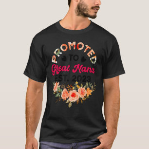 Camiseta Promovido Ao Excelente Nana Est 2023 Floral