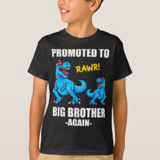 Camiseta Promovido Ao Grande Irmão De Novo, Dinossauro Big 