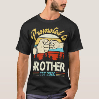 Camiseta Promovido Ao Irmão Est 2020 Feliz Pai S