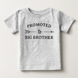 Camiseta Promovido ao Irmão Grande Correspondendo Irmão Irm