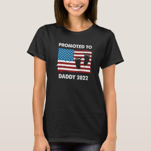 Camiseta Promovido Ao Novo papai Pai 2022 Pela Primeira Vez