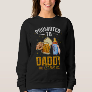 Camiseta Promovido Ao Novo papai Pai 2023 Da Primeira Vez P