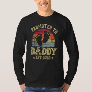 Camiseta Promovido Ao Pai 2023 Para O Pai Da Primeira Vez D