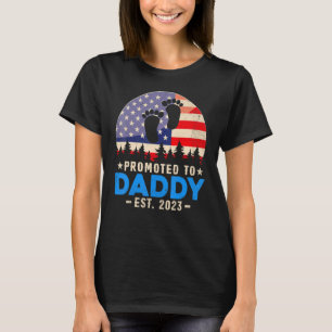 Camiseta Promovido Ao Pai 2023 Pela Primeira Vez Do Novo pa