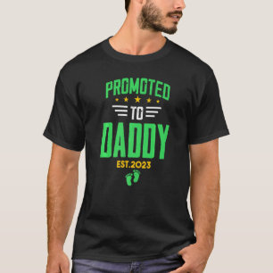 Camiseta Promovido Ao Pai 2023 Pela Primeira Vez Do Pai