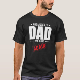 Camiseta Promovido Ao Pai De Novo Anúncio De Gravidez De 20