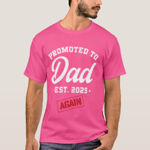 Camiseta Promovido ao Pai de novo no Est. Anúncio do bebê d
