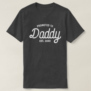 Camiseta Promovido Ao Pai Do Est 2025, Personalizado Para O