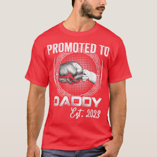 Camiseta Promovido ao Pai Est 2023 Anúncio de Gravidez Engr