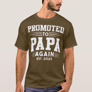 Camiseta Promovido Ao Papa Novamente Anúncio De Gravidez De