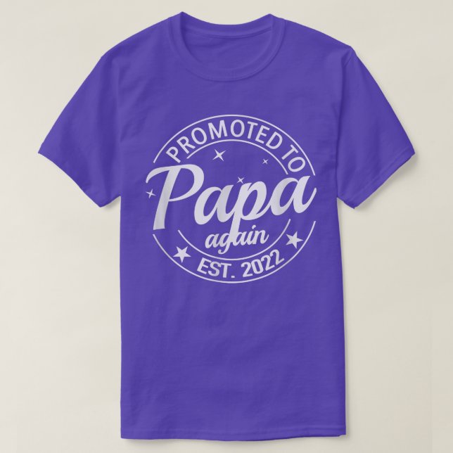 Camiseta Promovido Ao Papa Novamente Em 2022 Em Breve Para  (Frente do Design)