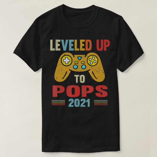 Camiseta Promovido Ao Pop EST 2021 Levado Até O Avô (Frente do Design)