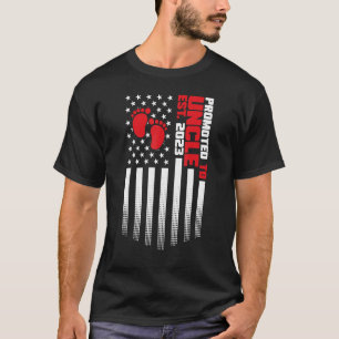 Camiseta Promovido Ao Tio Est 2023 Gravidez Presente E Boni