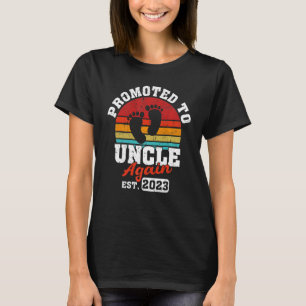 Camiseta Promovido ao Tio Novamente 2023 Anúncio de Gravide