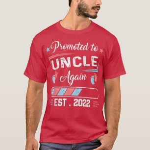 Camiseta Promovido Ao Tio Novamente No Ano De Gravidez De 2