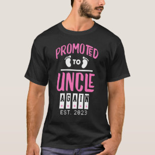 Camiseta Promovido Ao Tio Novamente No Ano Passado De 2023