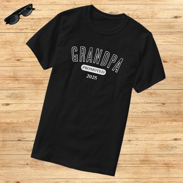 Camiseta Promovido Ao Vovô Est. Ano Vovô A Ser (Criador carregado)