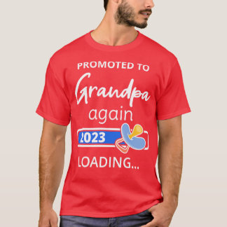 Camiseta Promovido Ao Vovô Novamente Em 2023 Carregando I
