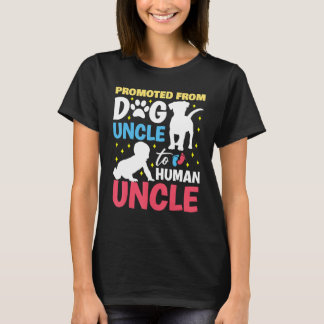 Camiseta Promovido de tio cachorro para tio humano Promovid