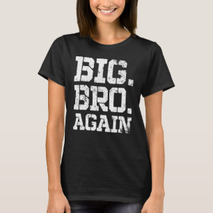 Camiseta Promovido para Irmão Irmãozinho Bonito   Grande Ir