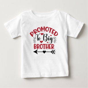 Camiseta Promovido para Irmão Mais Velho Toddler - Dinossau