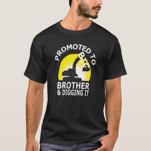 Camiseta Promovido Para O Irmão Mais Velho E Adorando Meni