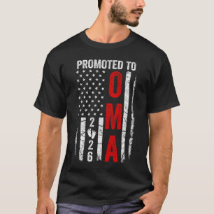 Camiseta Promovido Patriótico a Oma 2026 Primeira Vez Nova