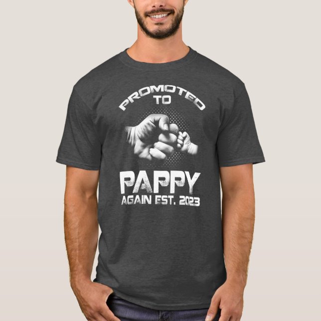 Camiseta Promovidos A Pappy Novamente Pais Engraçados No Úl (Frente)