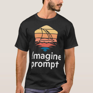 Camiseta Prompt de Imagem de Meia-Viagem 15