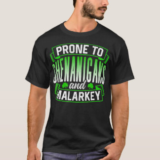 Camiseta Prona Para Shenanigans E Malarkey Ireland Rua Patr