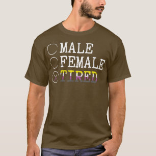Camiseta Pronomes de Gênero Não Binário LGBTQ Orgulho Enby 