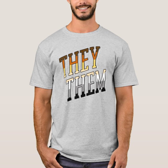 Camiseta Pronomes de Urso Eles/Deles (Frente)