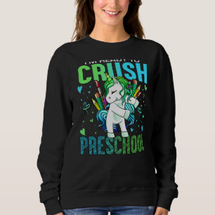 Camiseta Pronta Para Esmagar A Pré-Escola De Volta À Faculd