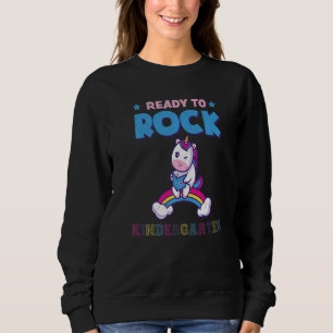 Camiseta Pronta Para Kindergarten Unicórnio Meninas De Volt