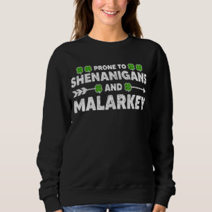 Camiseta Pronta Para Shenanigans E Rua Malarkey Engraçado P