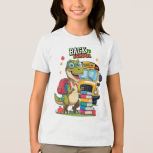 Camiseta Pronto para a Escola – Edição Dino