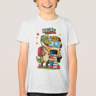 Camiseta Pronto para a Escola – Edição Dino