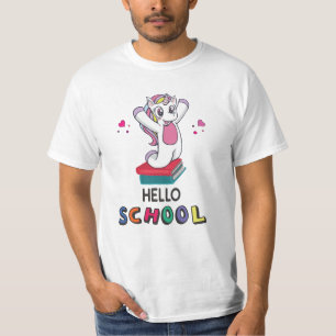 Camiseta Pronto para a escola online