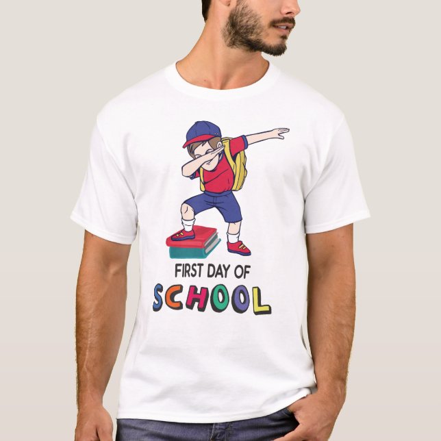 Camiseta Pronto para a escola online (Frente)