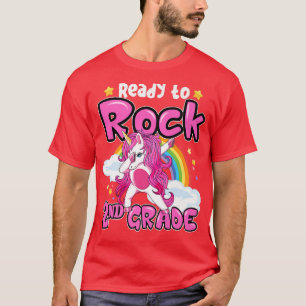 Camiseta Pronto Para Agitar segundo Grau Dabbing Unicorn Ra