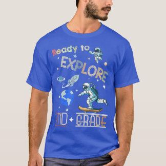 Camiseta Pronto Para Aplorar O Jardim Infantil, De Volta À 