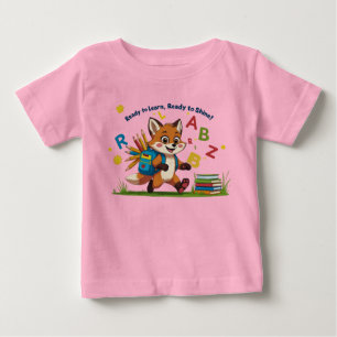 Camiseta "Pronto para Aprender, Prontos para Brilhar!" - Bo
