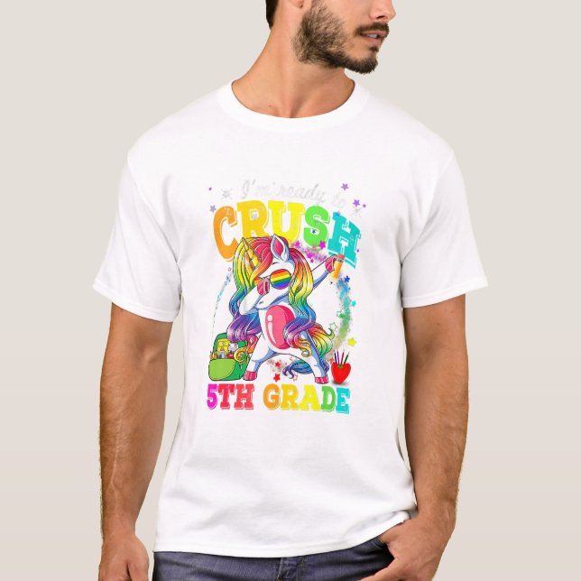 Camiseta pronto para arrasar o 5º ano (Frente)