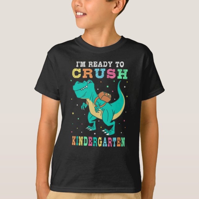 Camiseta Pronto para arrasar o jardim de infância (Frente)