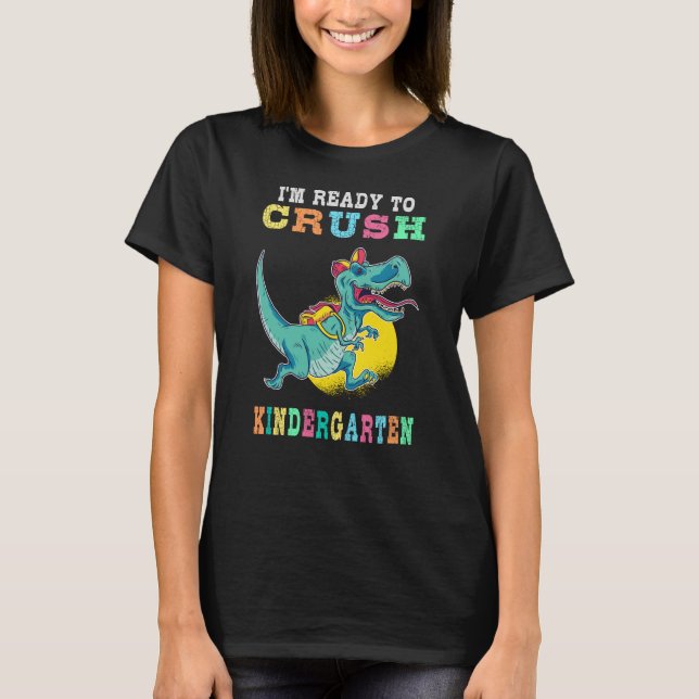 Camiseta Pronto para arrasar o jardim de infância (Frente)