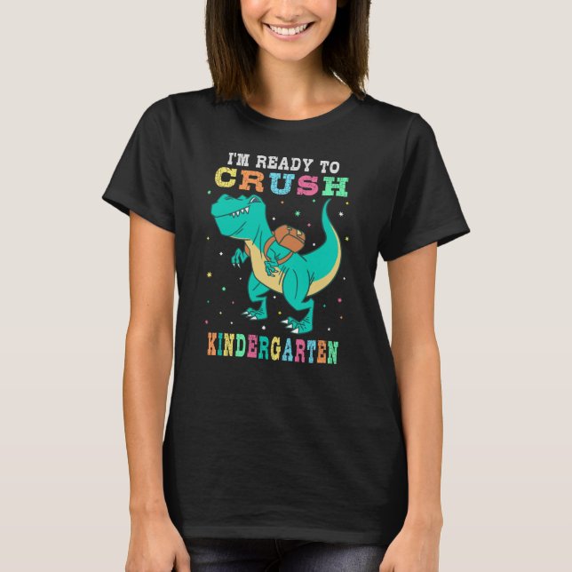 Camiseta Pronto para arrasar o jardim de infância (Frente)