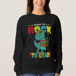 Camiseta Pronto Para Arrastar Dinossauro 7 De Volta À Escol
