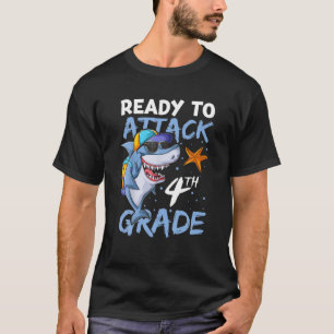 Camiseta Pronto Para Atacar O Roupa De 4º Grau, De Volta À