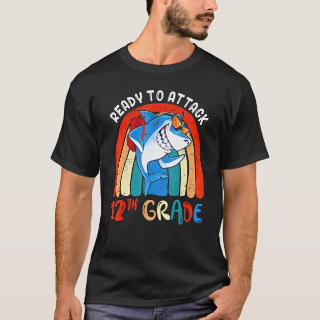 Camiseta Pronto Para Atacar Professor do Décimo Segundo 12º (Frente)
